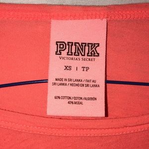 PINK Victoria's Secret Tops - 💰MAKE AN OFFER💰 PINK Coral Lightweight Shirt PINK Victoria's Secret Tops - 💰MAKE AN OFFER💰 PINK Coral Lightweight Shirt